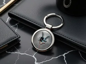 Photo Keychain Metal Picture Domed Alloy Pro